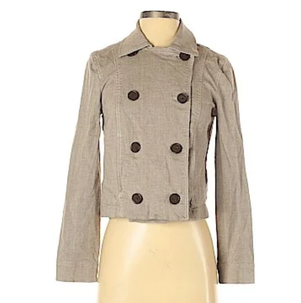 Double Breasted Button Up Jacket